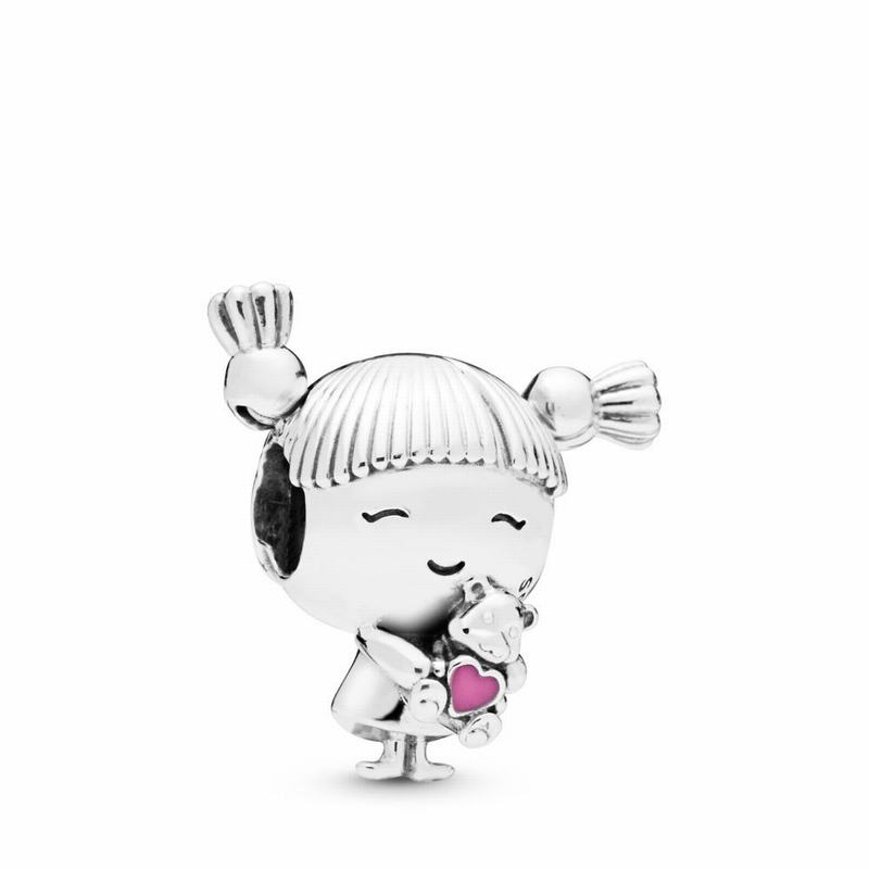 Pandora Australia Girl with Pigtails Charm - Sterling Silver | LNDOKE253